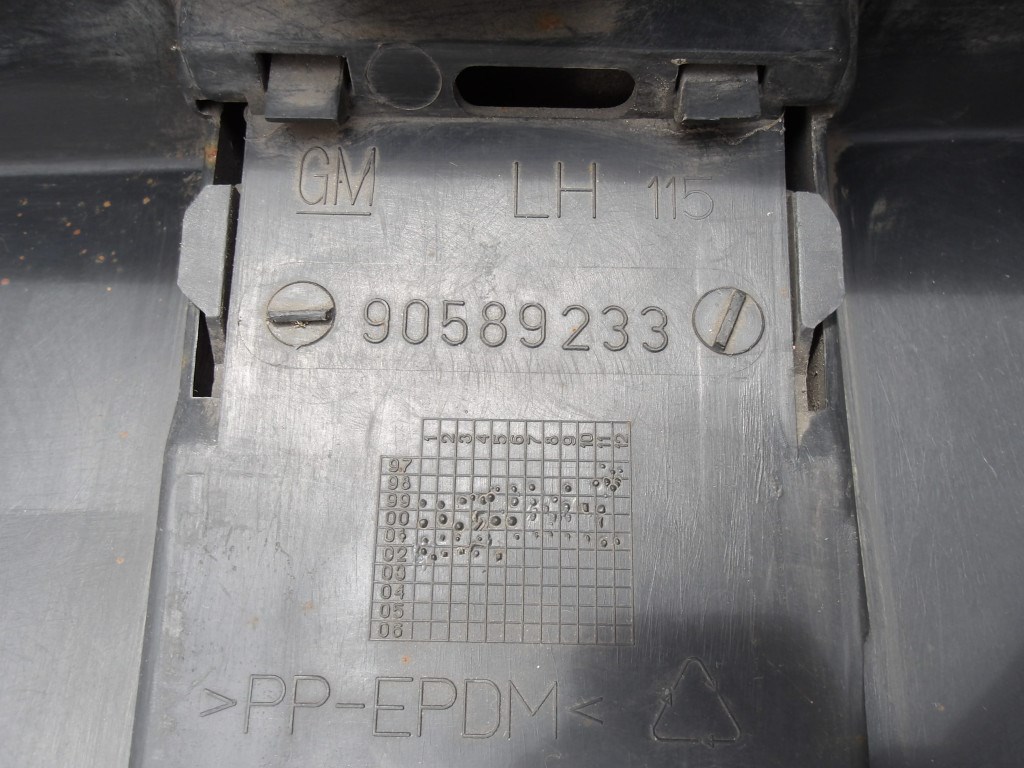 [GYÁRI BONTOTT] OPEL BAL OLDALI KÜSZÖB | ASTRA G | 90589233 4. kép